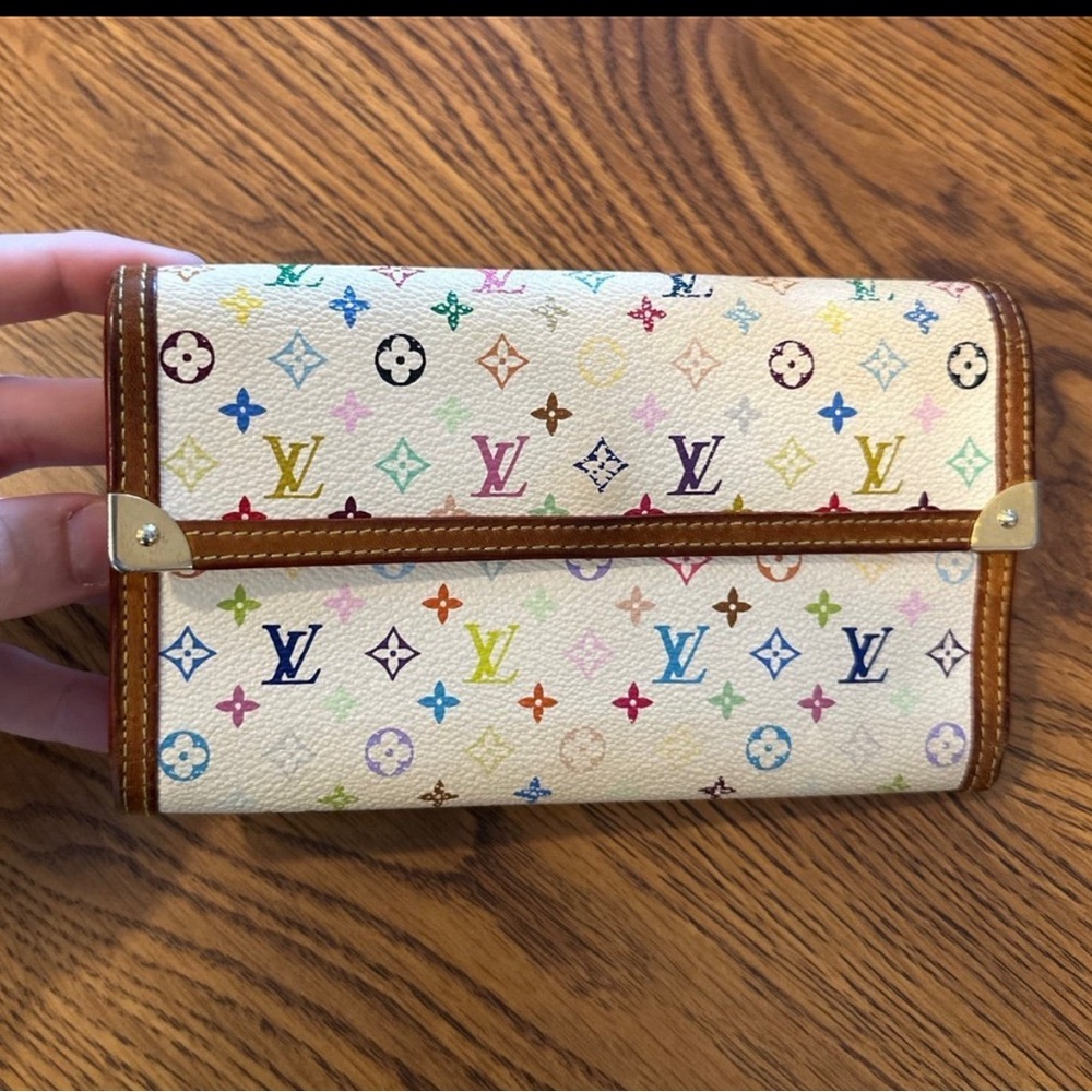 Louis Vuitton Murakami multicolor wallet